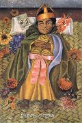Frida Kahlo The Deceased Dimas oil on canvas